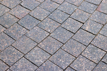 Texture in the street floor tiles