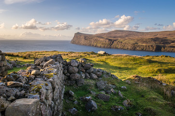 Cliffs, isle of skye, Scotland landscape