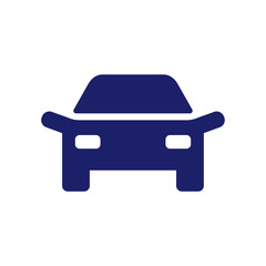 Car logo design vehicle icon silhouette on white background. Vector illustration