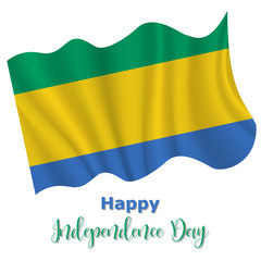 17 August, Gabon Independence Day background