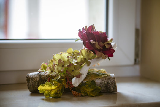 Artificial decorative flower handmade