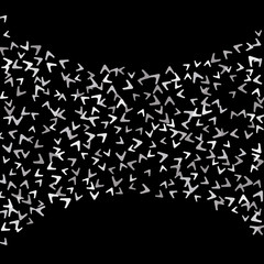 Simple Pattern for Postcard, Print, Banner or Poster. Modern Abstract Background with arrows   Vector Texture in Trendy Minimalistic Style