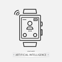 artificial intelligence icon design.