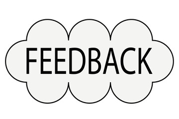 Nube gris de feedback.