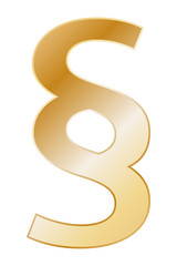 Icono dorado  de párrafo.