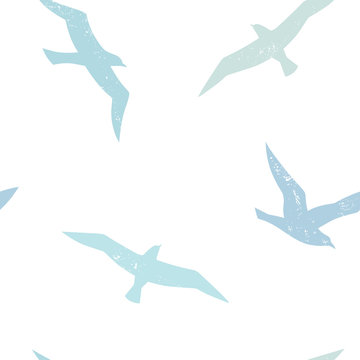 seagull2/Seamless pattern with seagulls.