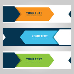 abstract modern banner background template