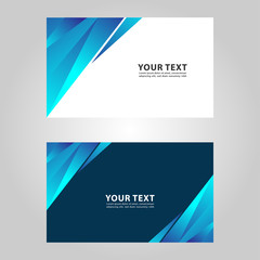 Naklejka premium modern business card background vector