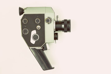Old movie camera