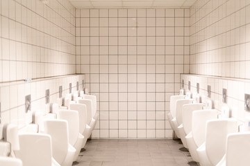 In side the White restroom of Men