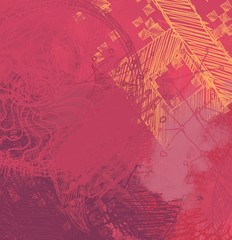 Abstract painting on canvas. Hand made art. Colorful texture. Modern artwork. Strokes of fat paint. Brushstrokes. Contemporary art. Artistic background image.