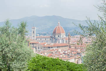 cathedral of florence in a original view