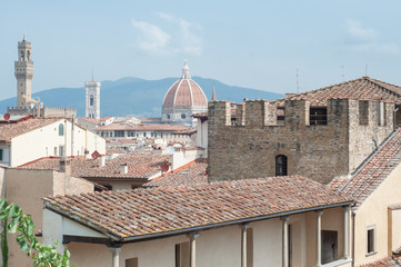 Obraz premium beautiful view of florence in a sunny day