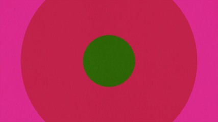 Abstract background with retro circles from colorful paper texture. A radial Loop that can be played seamlessly and endlessly. An infinite Tunnel that fits. Seamless loop - Powered by Adobe