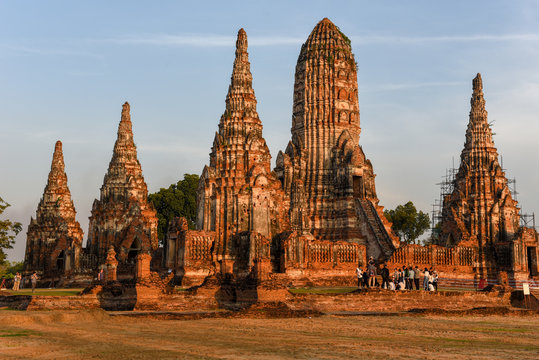 Temple of Ayutthaya historical park on Thailand