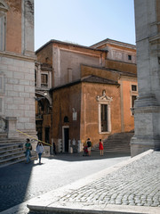 View on the street in Rome