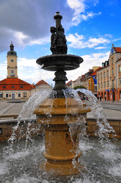 Fontanna na Rynku Kościuszki Białystok