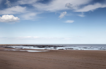 english seascape looking out at the sea