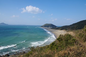 Fototapeta na wymiar 伊良湖　恋路が浜