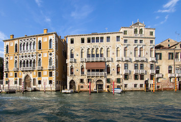 Fototapeta na wymiar Palazzo Cavalli Franchetti, Venice