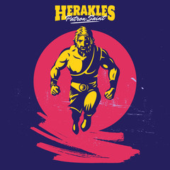 Hercules Mascot Logo Template