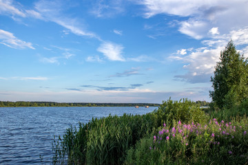 Clouds over bear lakes