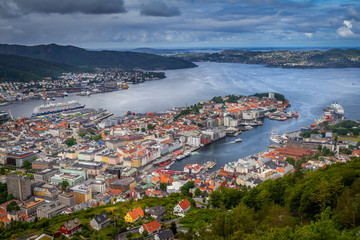 city of Bergen in Norway