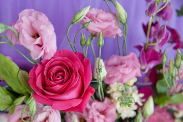 rose and other flowers