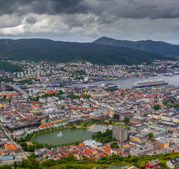 city of Bergen in Norway