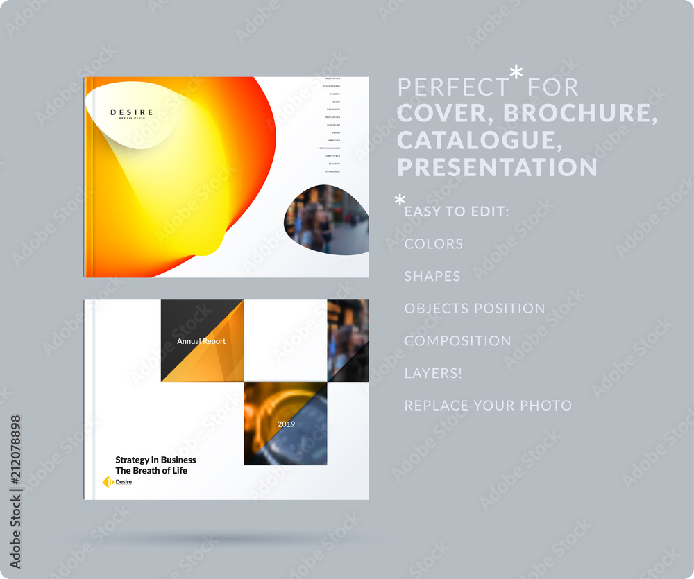Poster liquid design presentation template with colourful fluid gradient shapes. abstract vector set of mod