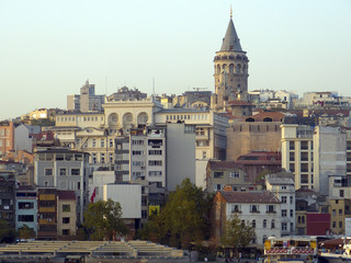 Fototapeta premium Stadtteil Galata in Istanbul