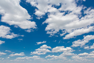 Beautiful blue sky atmosphere
