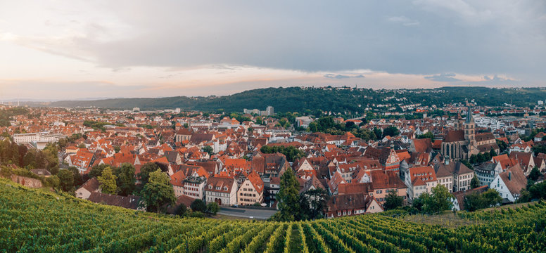 City Panorama of Esslingen am Neckar