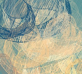 Abstract painting on canvas. Hand made art. Colorful texture. Modern artwork. Strokes of fat paint. Brushstrokes. Contemporary art. Artistic background image.