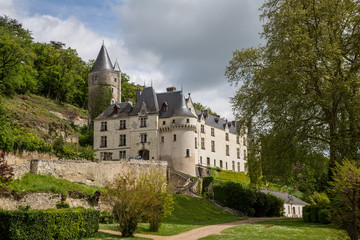Fototapeta na wymiar Small chateau in the Loire Valley, France