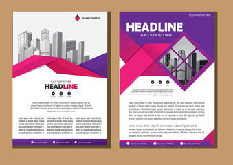design cover book brochure flyer layout annual report business template 