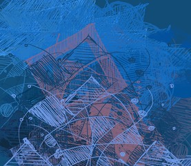 Abstract painting on canvas. Hand made art. Colorful texture. Modern artwork. Strokes of fat paint. Brushstrokes. Contemporary art. Artistic background image.