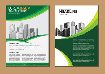 design cover book brochure flyer layout annual report business template