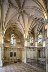  The chapel of Saint-Hubert at the Chateau d'Amboise, burial place of Leonardo da Vinci.