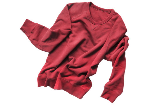 Red Sweatshirt Isolated