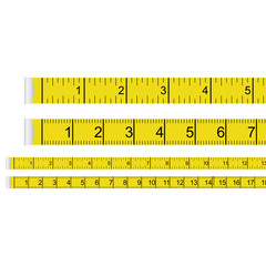 Tape measure presets - centimeter with inchs and centimetres