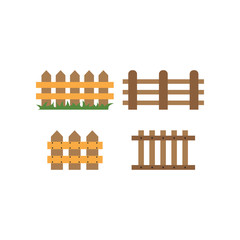 Fence logo design template