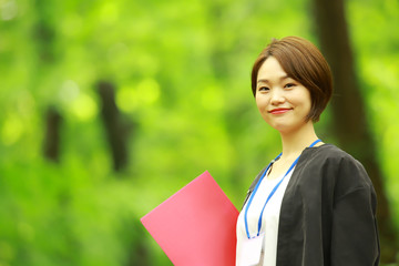 Obraz premium 女性社員イメージ