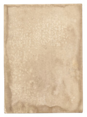 Obraz premium Old photo paper texture with stains and scratches isolated