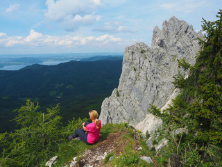 Herrlicher Ausblick &uuml;ber dem Attersee