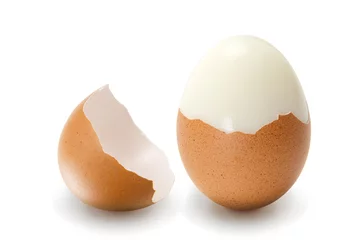 Zelfklevend Fotobehang ゆで卵 © Caito