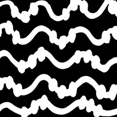 Black and white grunge pattern. Vector illustration