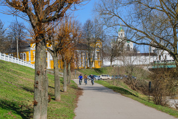 Embankment of the river Kotorosl in Yaroslavl