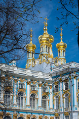 Gilded domes of Catherine Palace.