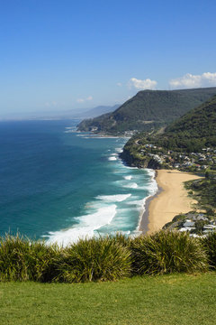 Fototapeta View of the coastline of New South Wales, Australia